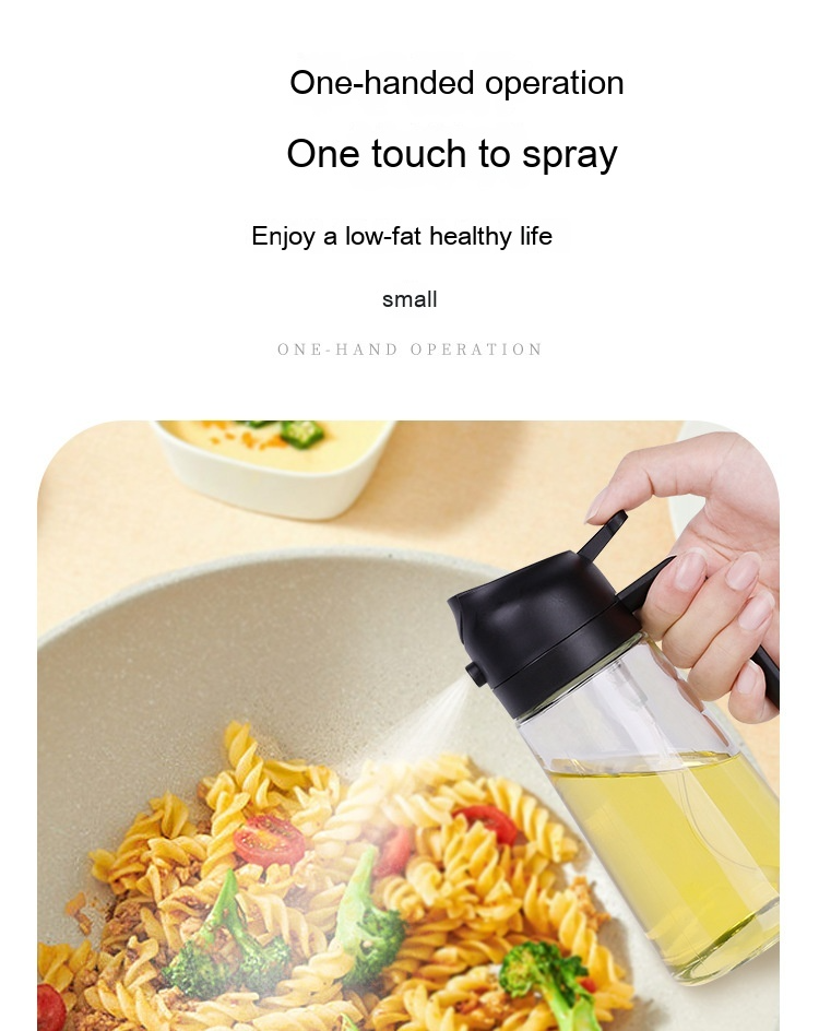 Glass Olive Oil Sprayer — Spray, Don’t Pour. Cook Healthier Every Day.