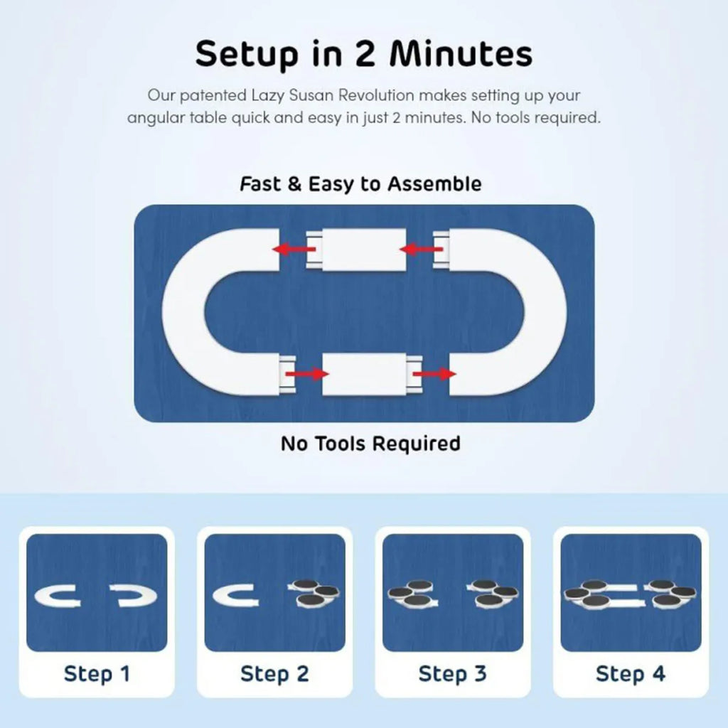 Rotating Table Tray — Spin, Reach, Relax.